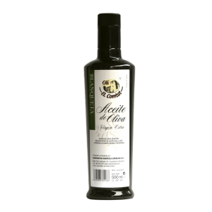 Aceite de oliva variedad blanqueta 500ml Vidrio Negro