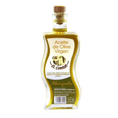 Aceite de oliva variedad blanqueta Aceitera 50ml